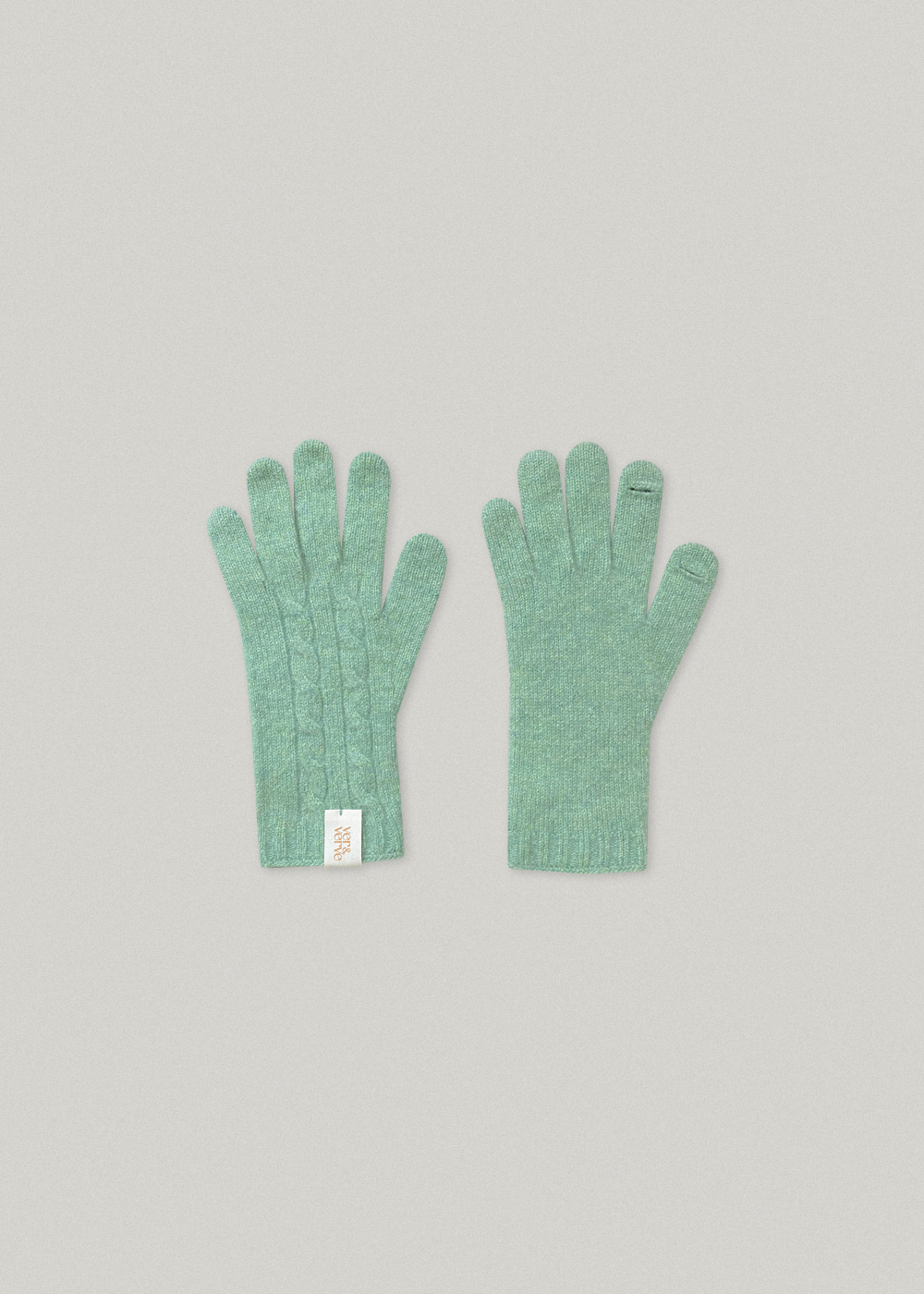 Fingerhole Wool Gloves